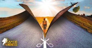 Person walking and creating their life the way they want it with a Vision Board