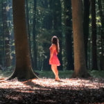 Woman Forest Bathing