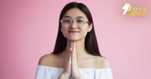 Woman doing Fierce Kindness Practice