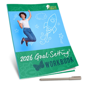 2026 Annual Goal-Setting Workbook with pen