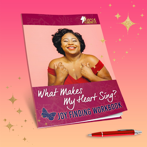 What Makes My Heart Sing Workbook with Pen on gradient background