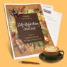 October Journal Prompts with Cup of Coffee and Pen