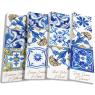 4 Summer Reading Bookmarks that look like Portuguese Tiles